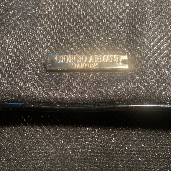Giorgio Armani Parfums black evening clutch - Picture 2 of 8